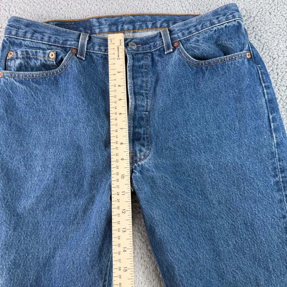 Vintage Levi's 501xx Jeans Men 34x30 Blue 90s Made in USA Button Fly Denim